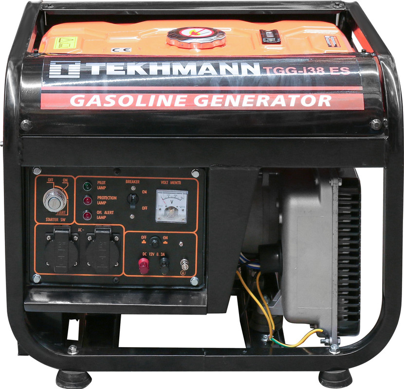 Генератор бензиновий TEKHMANN 1 фаза (220В), 3,5кВт, (TGG-i38 ES)